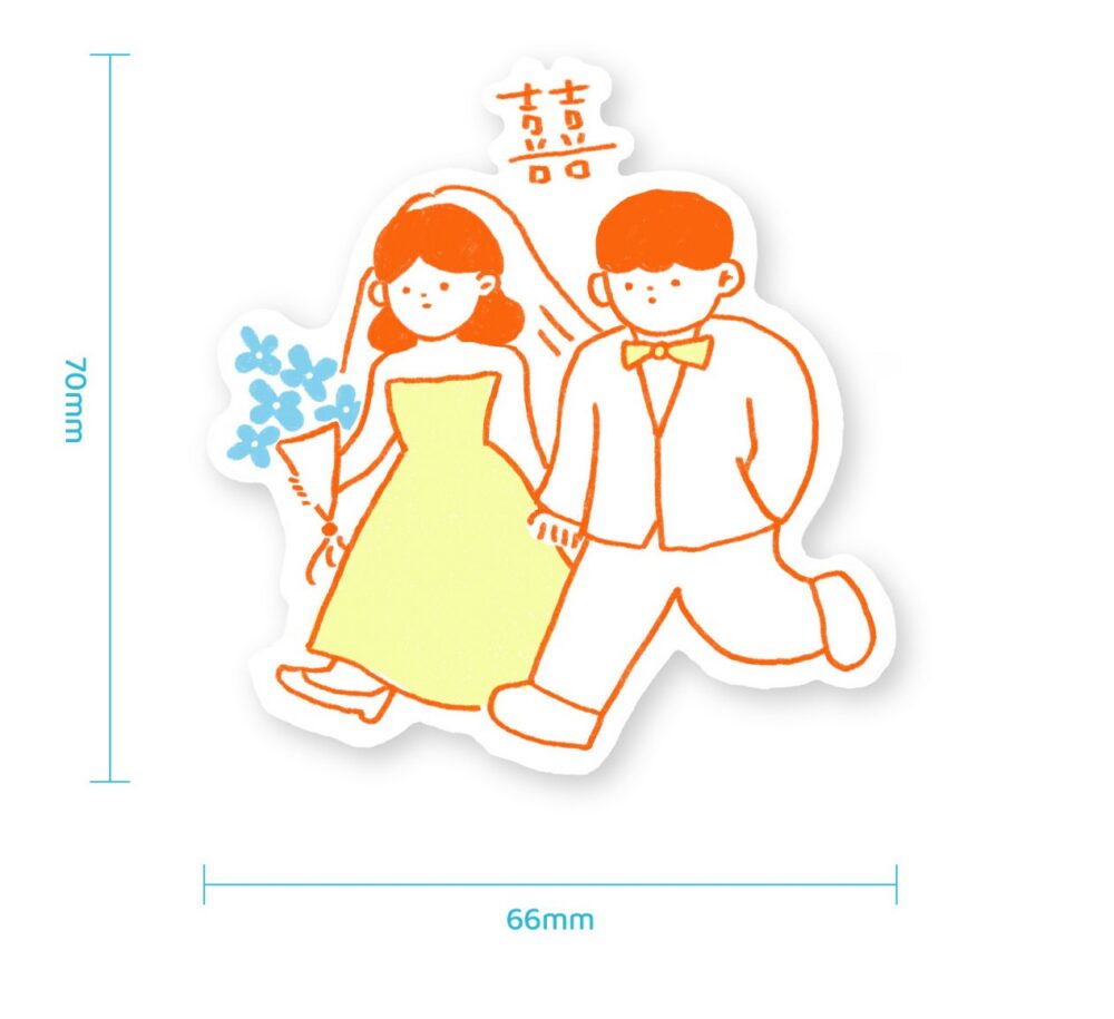 「together一起賀喜」創意冰箱貼 磁鐵