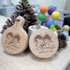 客製化logo冰箱貼磁吸開瓶器 抽獎禮物 婚禮小物 櫸木開瓶器
