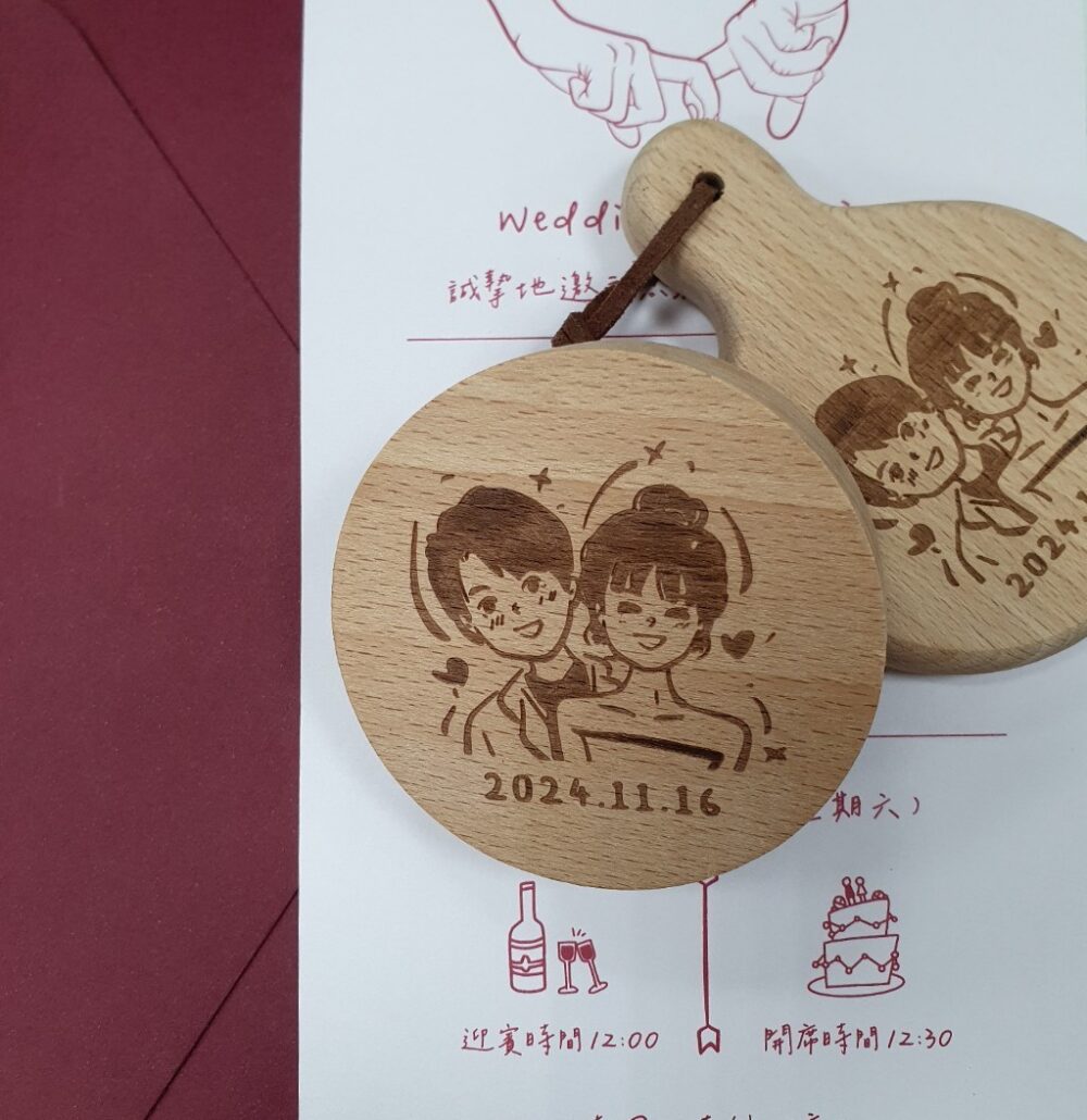 客製化logo冰箱貼磁吸開瓶器 抽獎禮物 婚禮小物 櫸木開瓶器