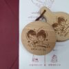 客製化logo冰箱貼磁吸開瓶器 抽獎禮物 婚禮小物 櫸木開瓶器