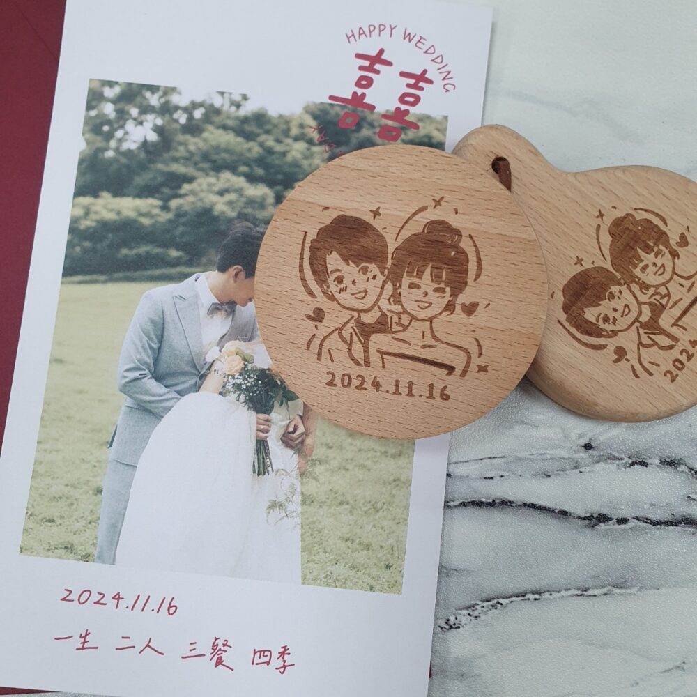 客製化logo冰箱貼磁吸開瓶器 抽獎禮物 婚禮小物 櫸木開瓶器
